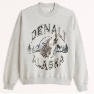Abercrombie And Fitch Denali Alaska Crewneck Sweatshirt Size Large